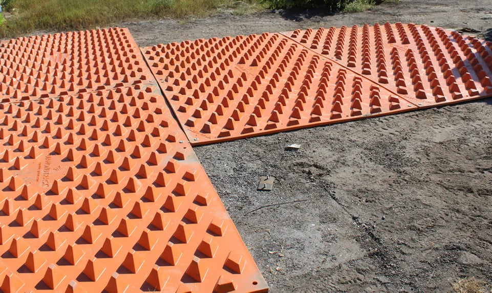 Temporary Construction Entrance Mat - 7' L x 12' W
