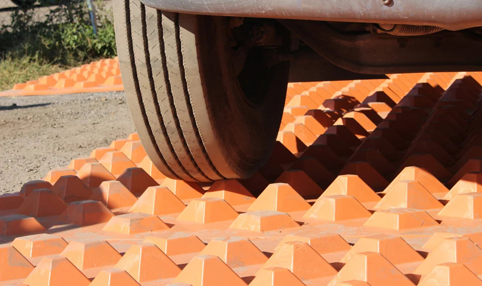 Temporary Construction Entrance Mat - 7' L x 12' W