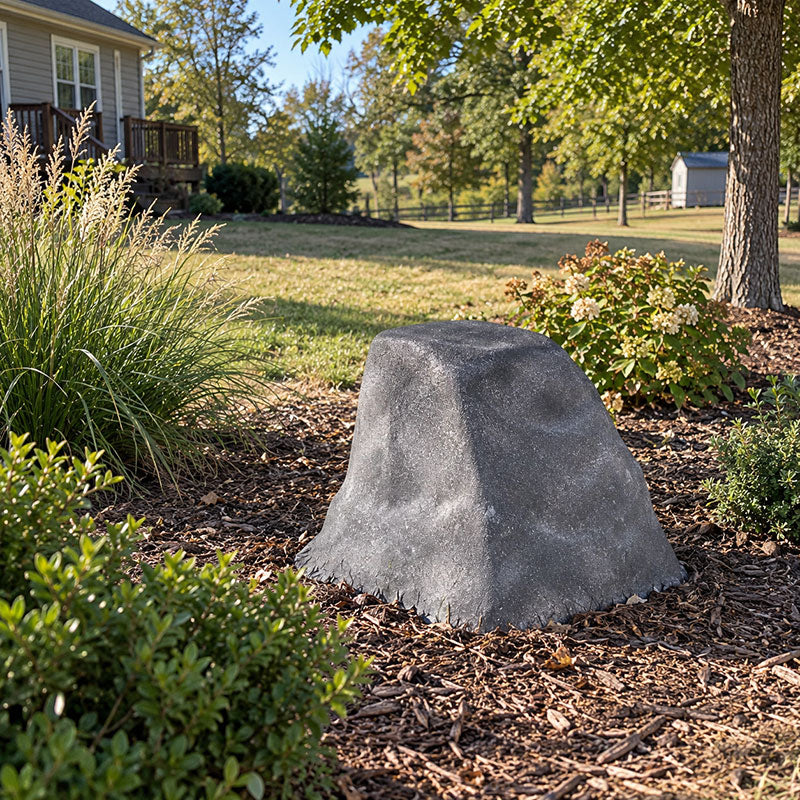 Piedmont Decorative Rock Well Cover - 16″ L × 16″ W × 25″ H