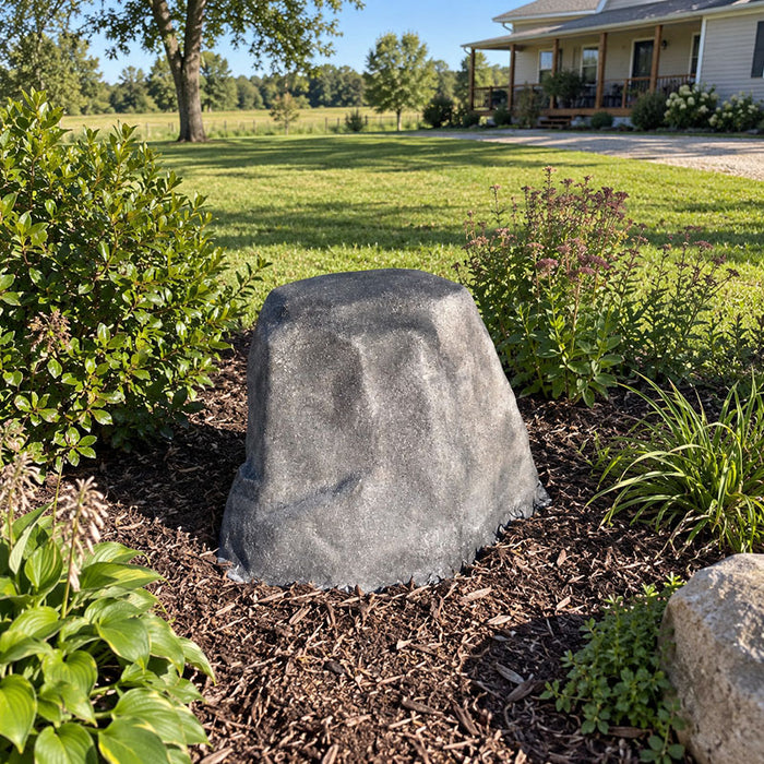 Piedmont Decorative Rock Well Cover - 16″ L × 16″ W × 25″ H