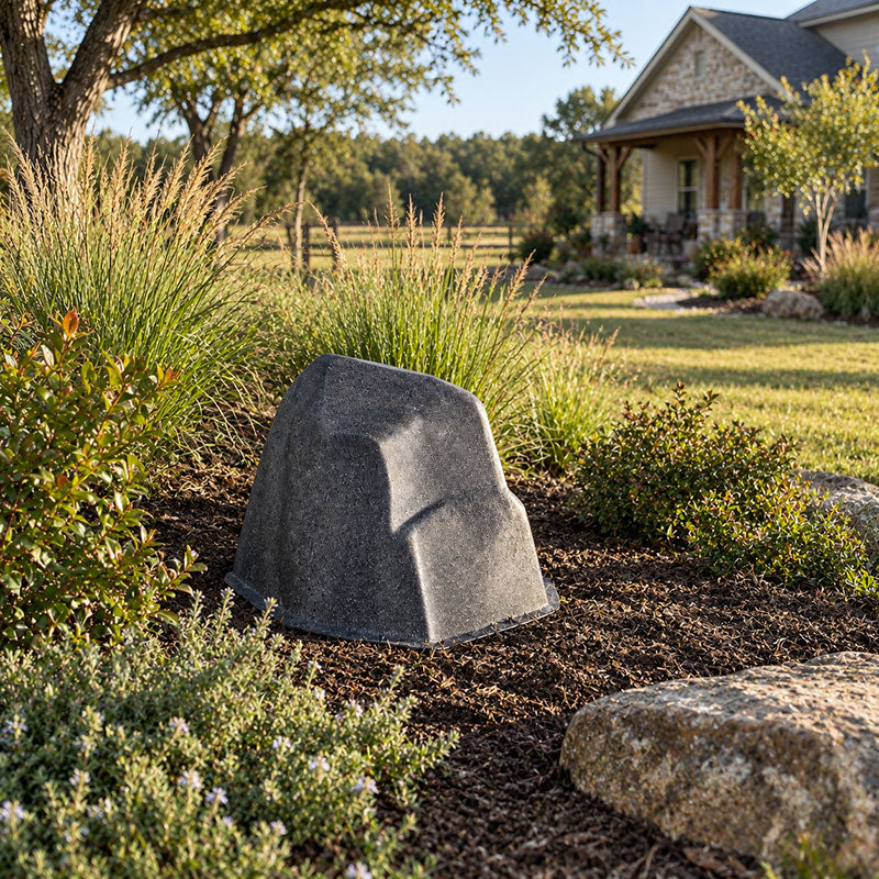 Piedmont Decorative Rock Well Cover - 19″ L × 19″ W × 32″ H
