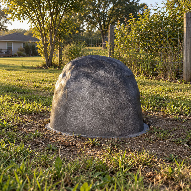 Piedmont Decorative Rock Well Cover - 38″ L × 37″ W × 37″ H
