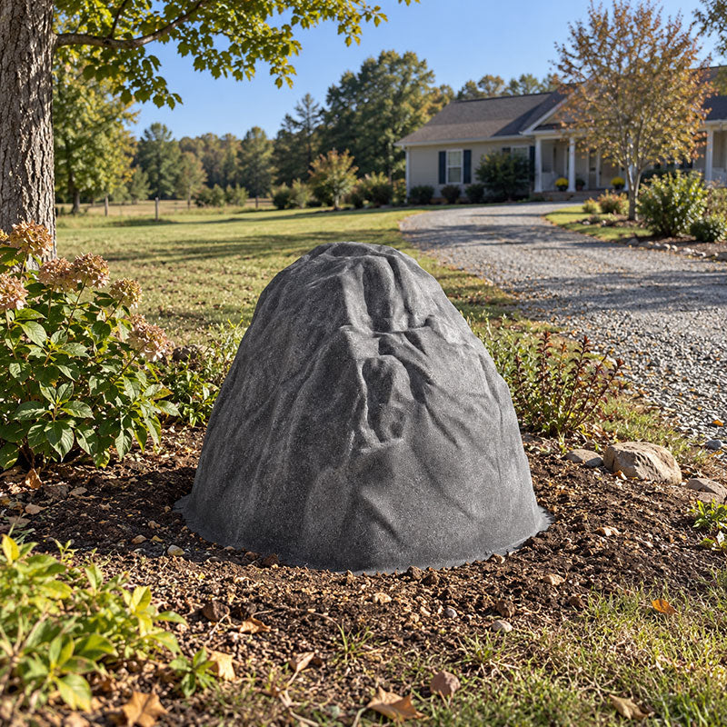 Piedmont Decorative Rock Well Cover - 57″ L × 66″ W × 41″ H