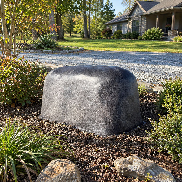 Piedmont Decorative Rock Well Cover - 69″ L × 39″ W × 40″ H