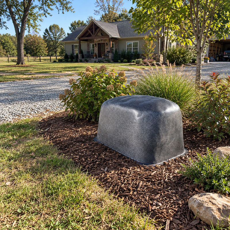 Piedmont Decorative Rock Well Cover - 69″ L × 39″ W × 40″ H