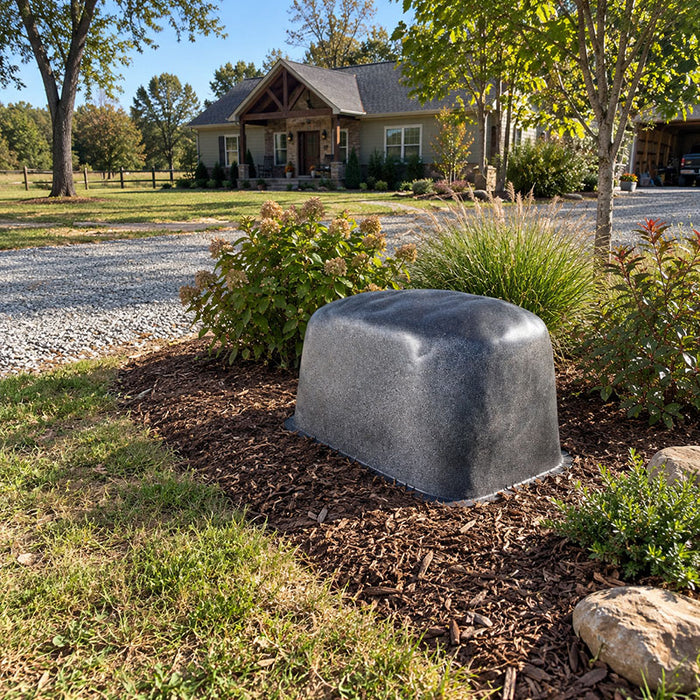 Piedmont Decorative Rock Well Cover - 69″ L × 39″ W × 40″ H