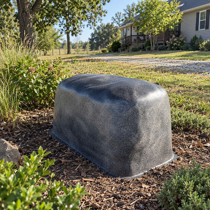 Piedmont Decorative Rock Well Cover - 69″ L × 39″ W × 40″ H