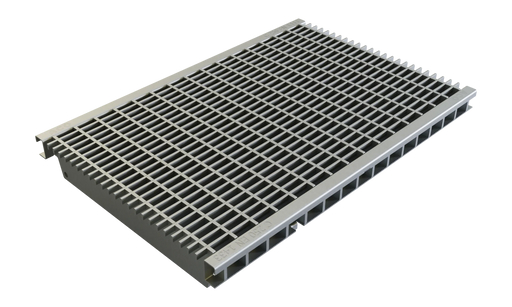 Type 805D Galvanized Mesh Channel Grate - 19.69”