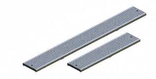 Type 466D Stainless Perforated Channel Grate - 19.69”