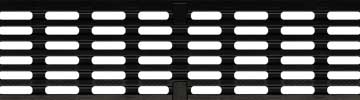Type 496D Tan Plastic Longitudinal Channel Grate - 19.69”