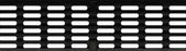 Type 495D Gray Plastic Longitudinal Channel Grate - 19.69”