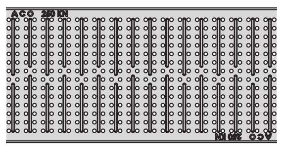 Type 613Q Galvanized Perforated Channel Grate - 19.69” - QuickLok®