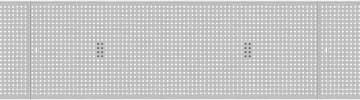 Type 811Q Galvanized Perforated Channel Grate - 39.37” - QuickLok®