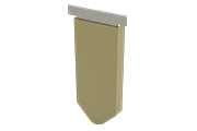 Closing cap (Female) with stainless steel end frame