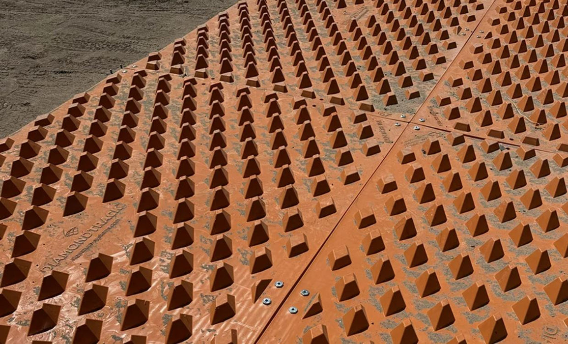 Stabilized Construction Entrance Mat - 7' L x 12' W