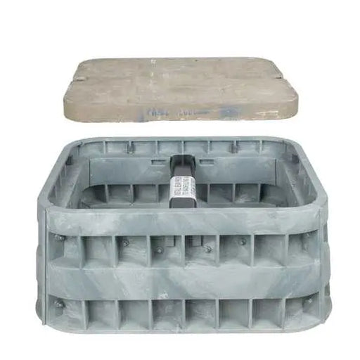 Assembly, PM183024, HDPE Box, Polymer Concrete Cover-ELECTRIC WARNING - PM183024PCH005P3 - PenCell