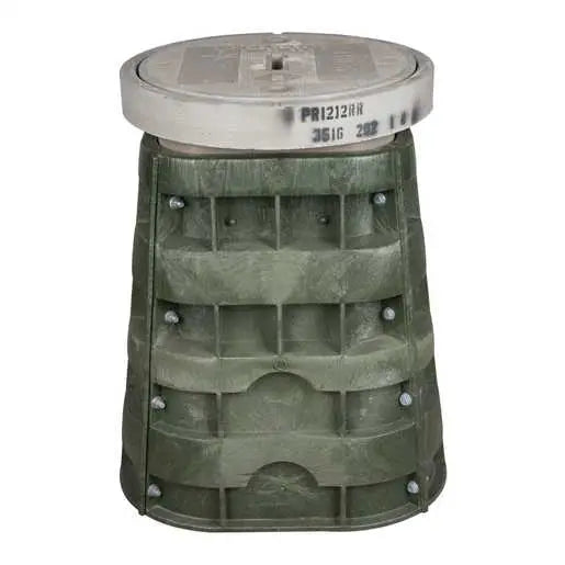 Round Assembly, PR121224, HDPE Box, Polymer Concrete Cover, Hex Bolt-BLANK – PR121224PCH00009 – PenCell