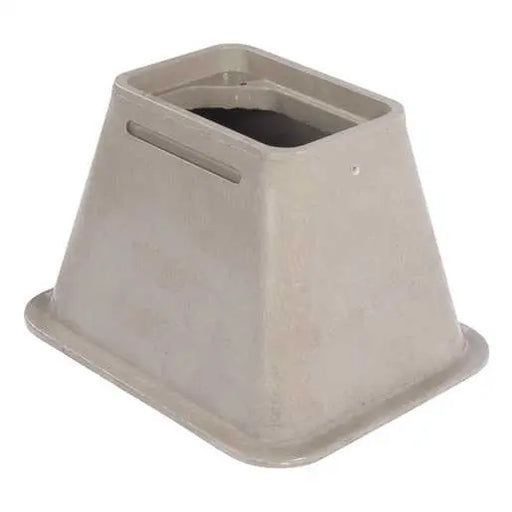 Polymer Concrete Box – 10"x15"x18", Mouseholes – PT1015BB18 – Quazite