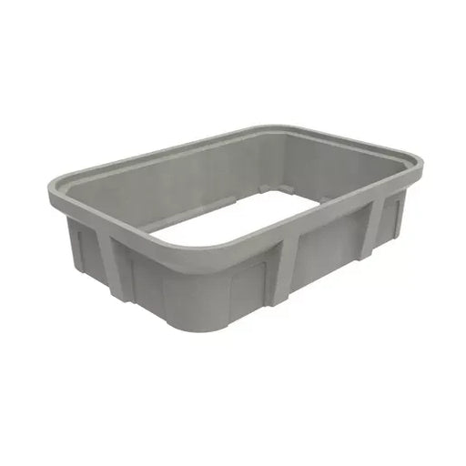 Extension – Polymer Concrete – 30" x 48" x 8" – Solid Bottom – PG3048RA08 – Quazite