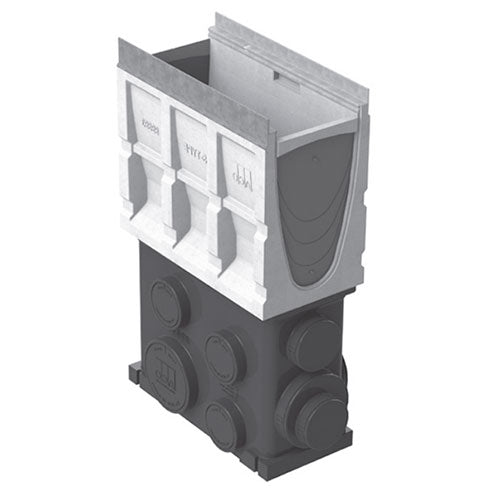 K2-902S In-line catch basin - 19.69" (0.5 m) - For Stainless Edge Trench Drains