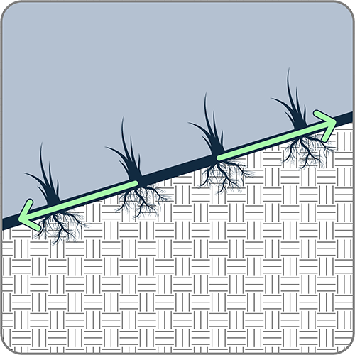 Landlok S1 - Single Net Straw Blanket - 8' x 112.5'