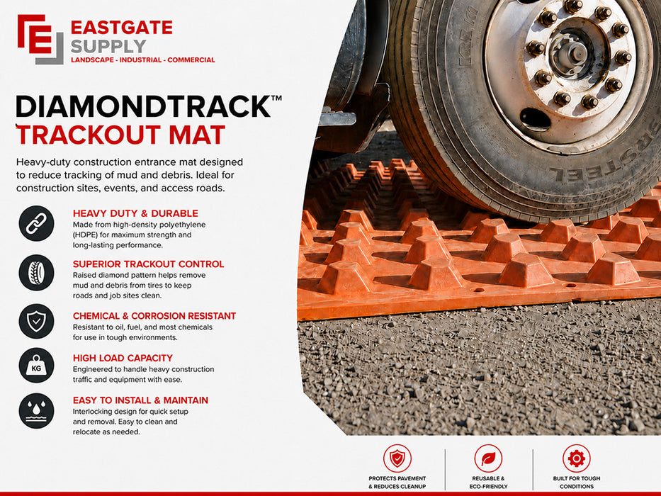 Construction Tracking Pad - 7' L x 12' W