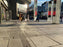 ACO K100 trench drain installed in an urban plaza
