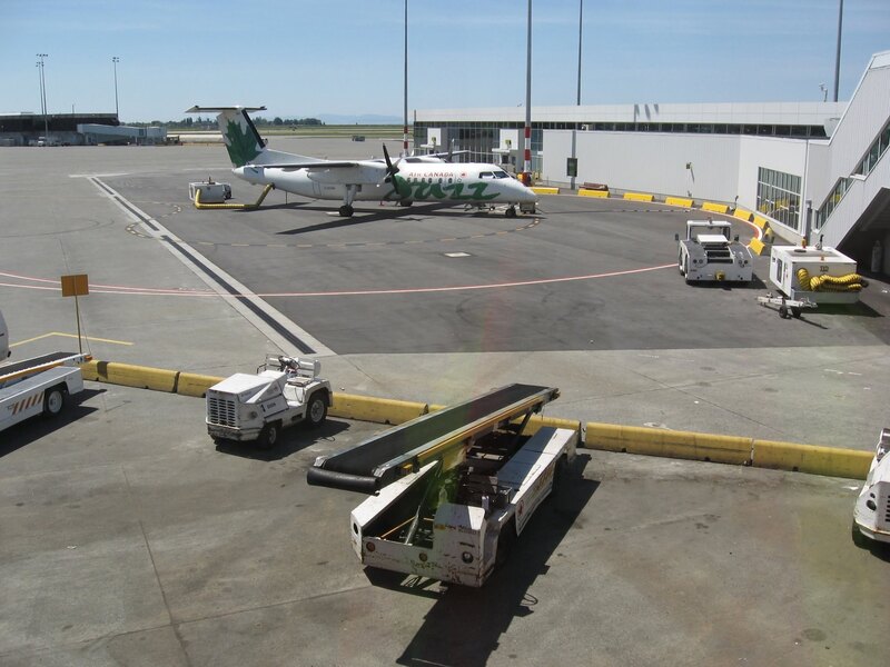 ACO PowerDrain S300K trench drain on an airport apron
