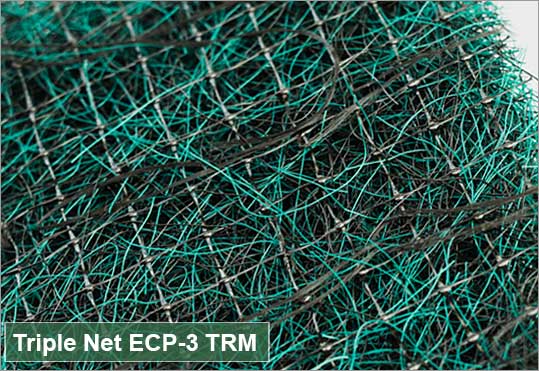 Western Green - ECP-3 - Triple Net Poly Matrix TRM - 8' x 112.5'