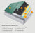 Cross-section diagram showing Enkamat ASV ventilation mat layered within a metal roof deck assembly with insulation board and weather barrier
