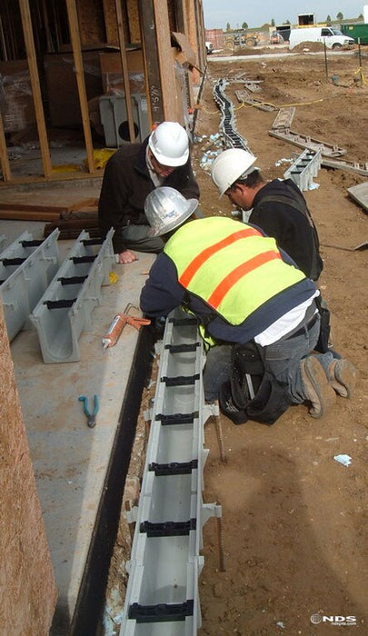 Trench Drain Kit - Commercial Grade - H20 Load Rating - Iron Grates - 48" Long Channel