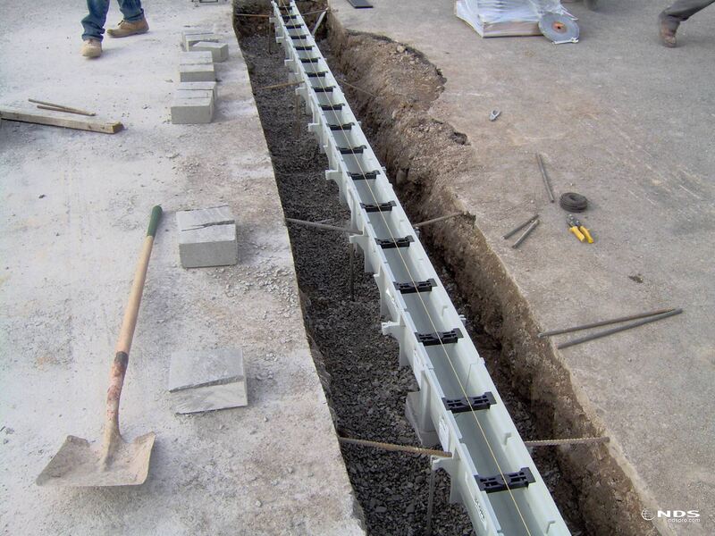 Trench Drain Kit - Commercial Grade - H20 Load Rating - Iron Grates - 48" Long Channel