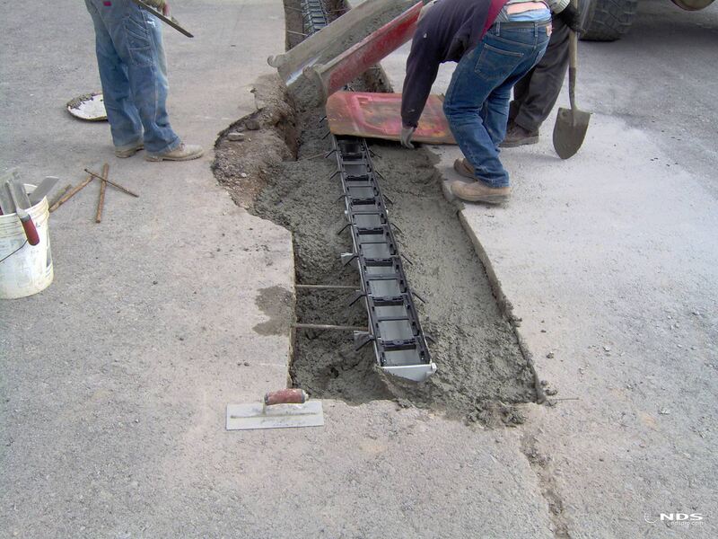 Trench Drain Kit - Commercial Grade - H20 Load Rating - Iron Grates - 48" Long Channel