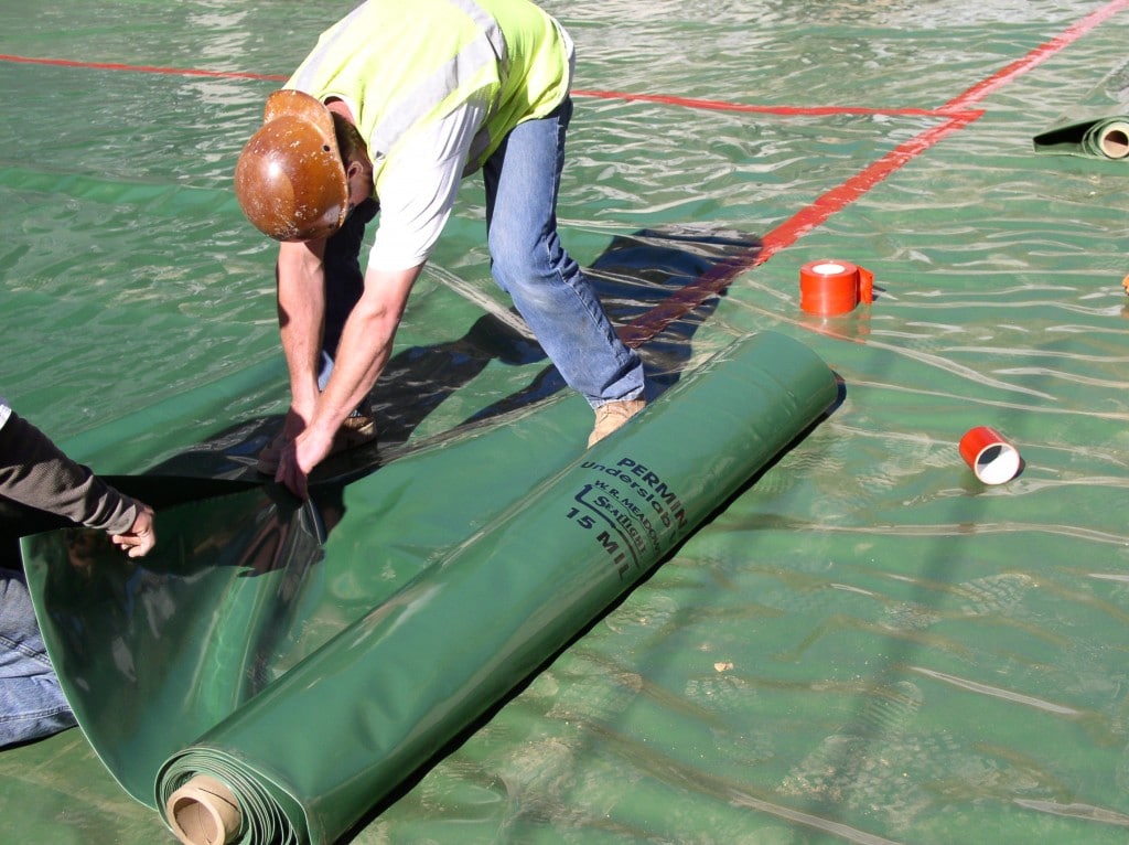 Perminator being installed at construction site