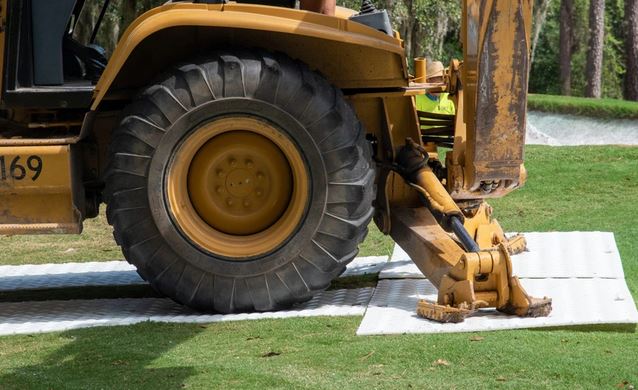 Lawn Protection Mat - 4' x 8' - Tan